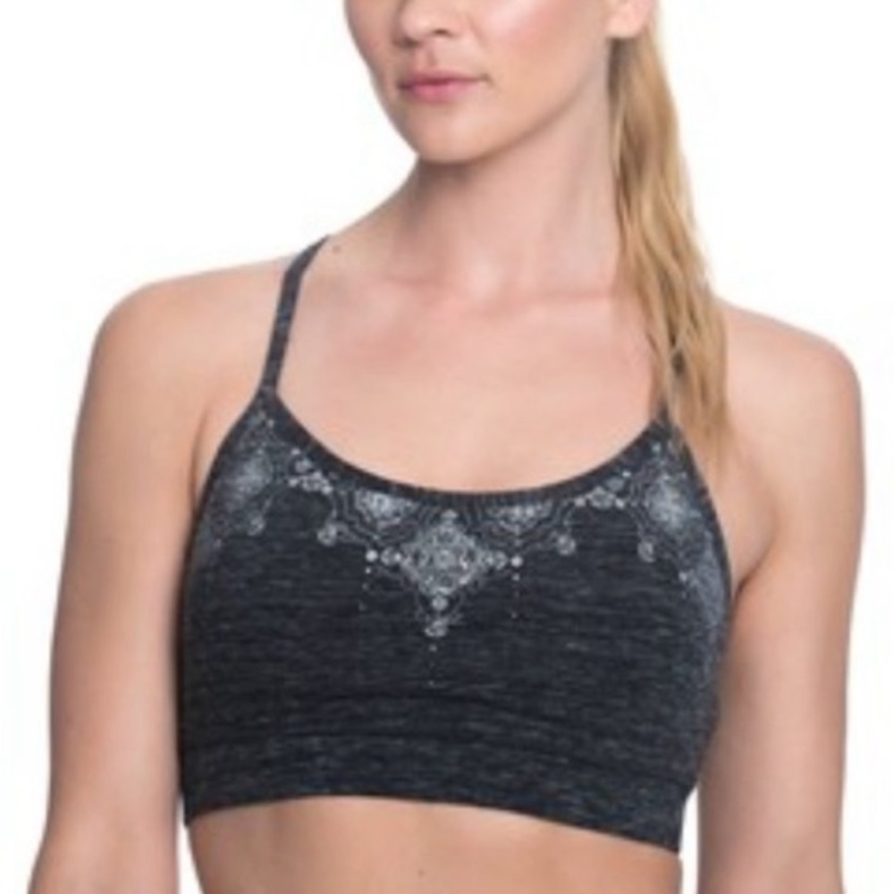 GAIAM Prism Medium Impact Yoga Sports Bra XS EUC